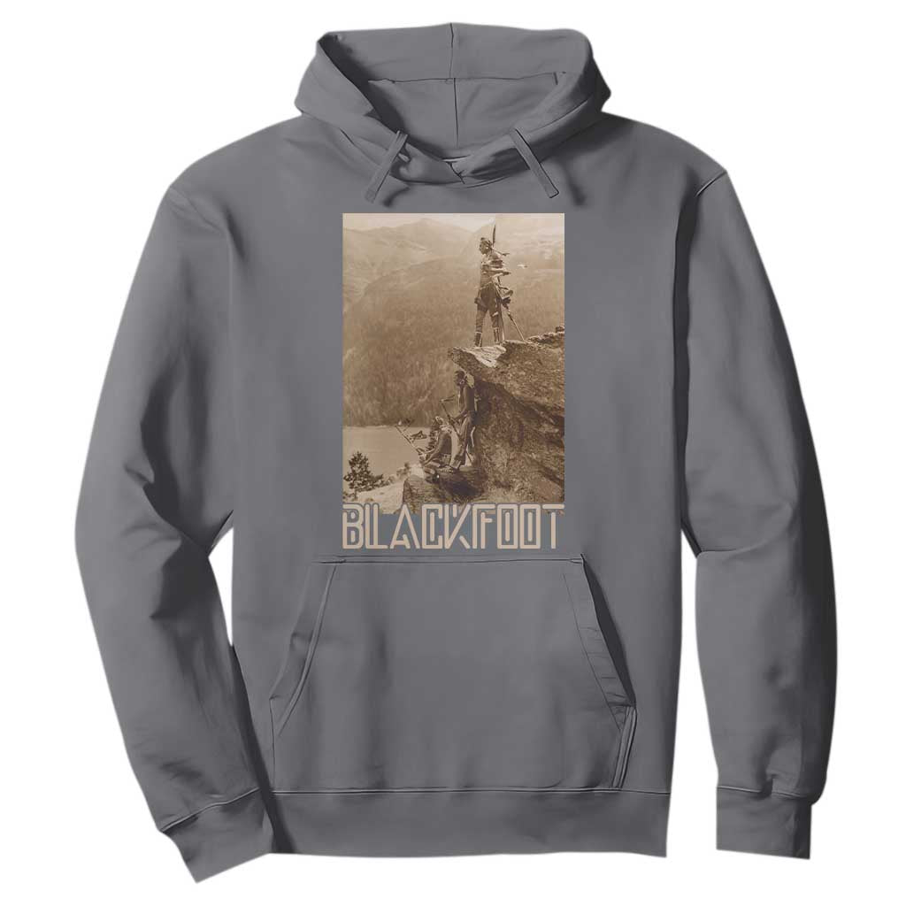 Blackfoot Native American Indians At Glacier National Park Hoodie