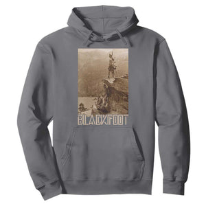 Blackfoot Native American Indians At Glacier National Park Hoodie
