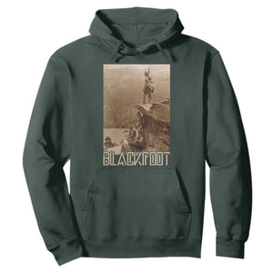 Blackfoot Native American Indians At Glacier National Park Hoodie