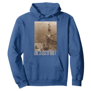 Blackfoot Native American Indians At Glacier National Park Hoodie