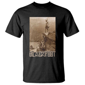 Blackfoot Native American Indians At Glacier National Park T Shirt
