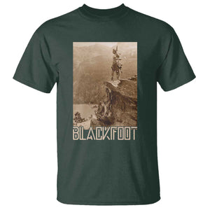 Blackfoot Native American Indians At Glacier National Park T Shirt