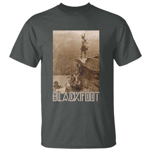 Blackfoot Native American Indians At Glacier National Park T Shirt