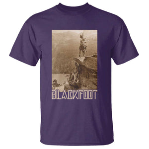Blackfoot Native American Indians At Glacier National Park T Shirt