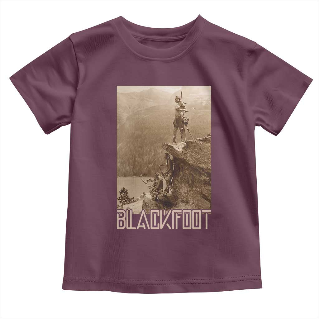Blackfoot Native American Indians At Glacier National Park Toddler T Shirt