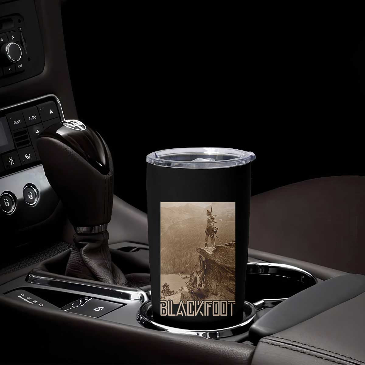 Blackfoot Native American Indians At Glacier National Park Tumbler Cup