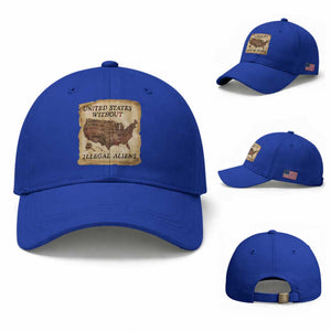 United States Without Illegal Aliens Baseball Cap Native Land Map