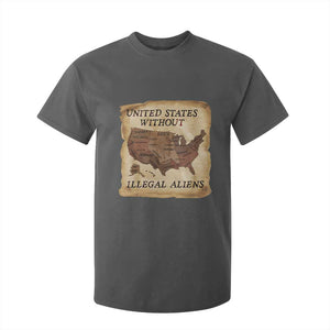 United States Without Illegal Aliens T Shirt For Kid Native Land Map
