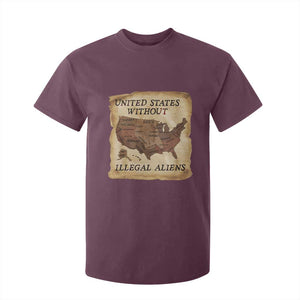 United States Without Illegal Aliens T Shirt For Kid Native Land Map