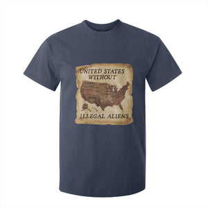United States Without Illegal Aliens T Shirt For Kid Native Land Map
