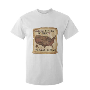 United States Without Illegal Aliens T Shirt For Kid Native Land Map