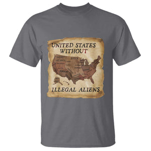 United States Without Illegal Aliens T Shirt Native Land Map