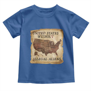 United States Without Illegal Aliens Toddler T Shirt Native Land Map