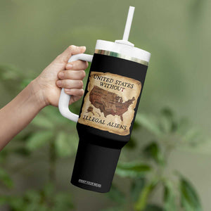 United States Without Illegal Aliens Tumbler With Handle Native Land Map