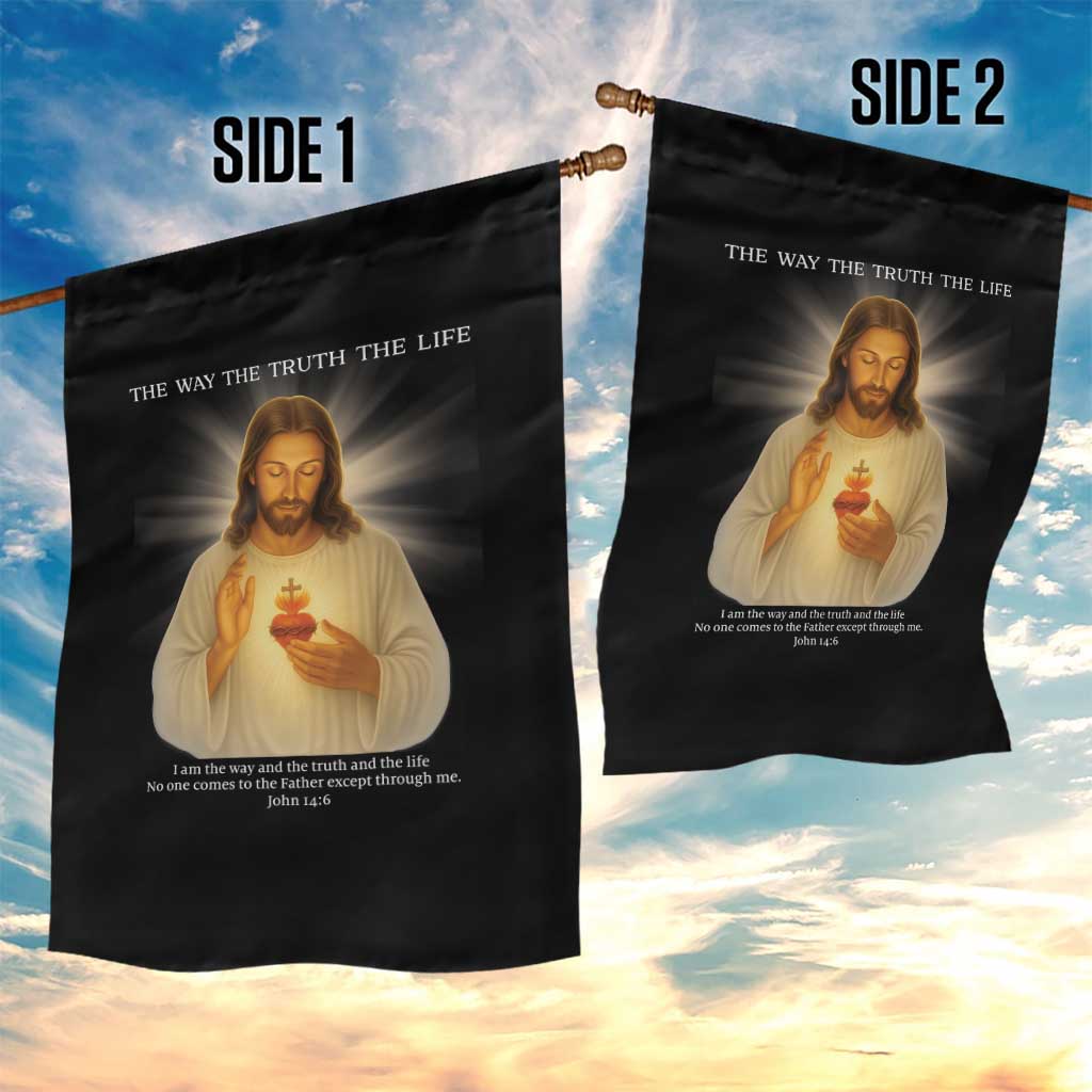 Jesus Christian Christmas Garden Flag Cross Bible Verse Inspirational TS14 Print Your Wear