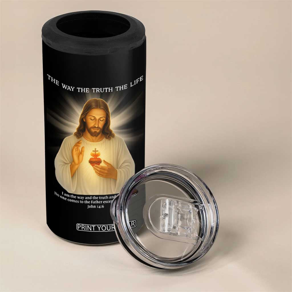 Jesus Christian Christmas 4 in 1 Can Cooler Tumbler Cross Bible Verse Inspirational TS14 Print Your Wear