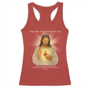Jesus Christian Christmas Racerback Tank Top Cross Bible Verse Inspirational TS14 Red Print Your Wear