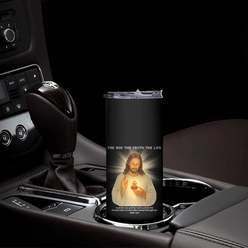 Jesus Christian Christmas Skinny Tumbler Cross Bible Verse Inspirational TS14 Print Your Wear