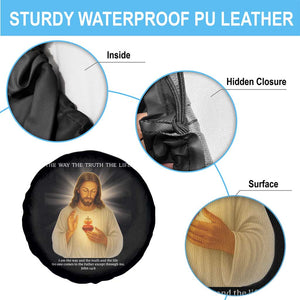 Jesus Christian Christmas Spare Tire Cover Cross Bible Verse Inspirational TS14 Print Your Wear