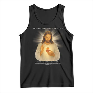 Jesus Christian Christmas Tank Top Cross Bible Verse Inspirational TS14 Black Print Your Wear