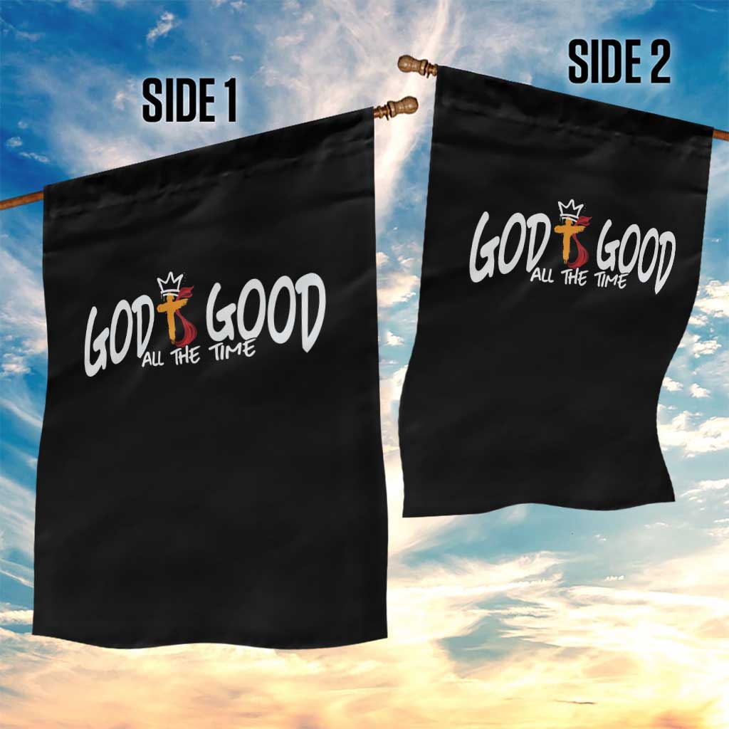 Jesus Christian Garden Flag God Is Good All The Time TS14 Print Your Wear