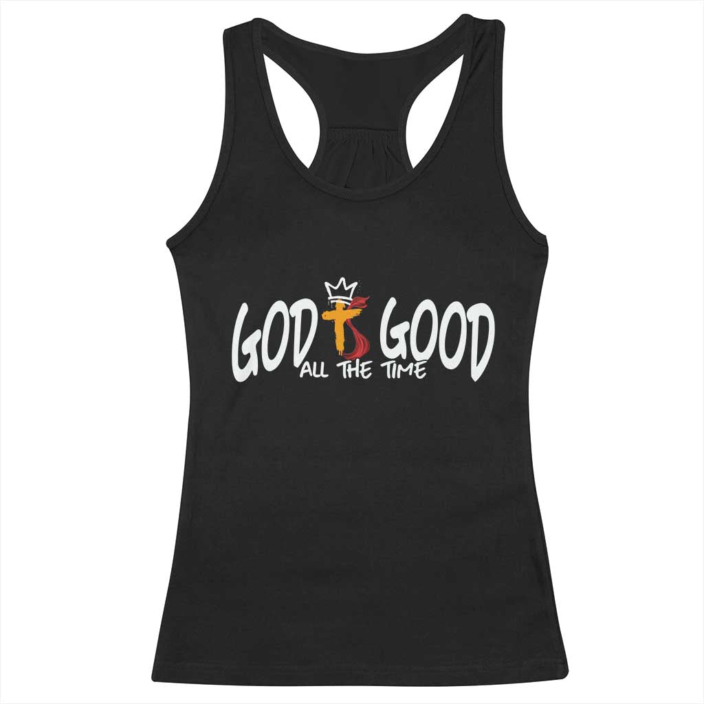 Jesus Christian Racerback Tank Top God Is Good All The Time TS14 Black Print Your Wear