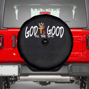 Jesus Christian Spare Tire Cover God Is Good All The Time TS14 Black Print Your Wear