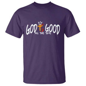 Jesus Christian T Shirt God Is Good All The Time TS14 Purple Print Your Wear