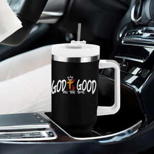Jesus Christian Tumbler With Handle God Is Good All The Time TS14 Print Your Wear