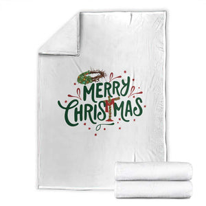 Jesus Christian Christmas Throw Blanket TS14 White Print Your Wear