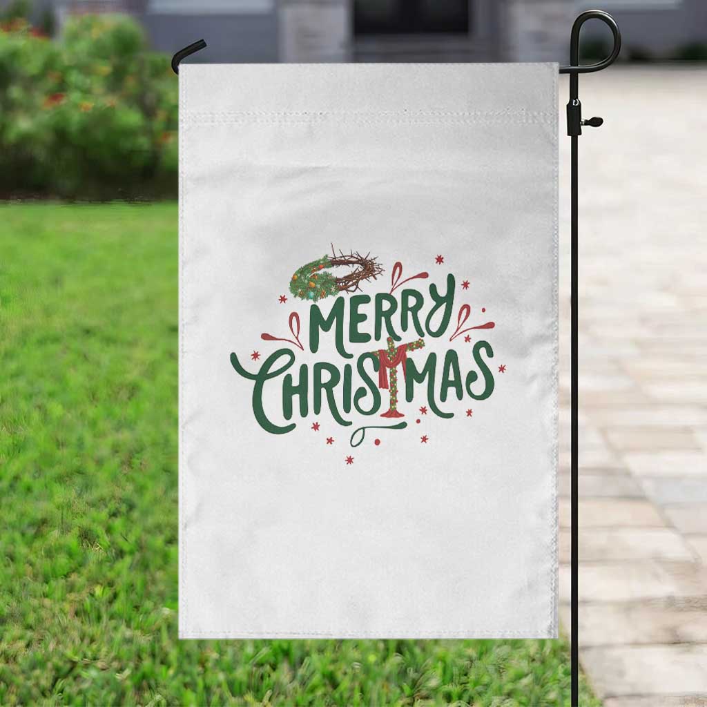 Jesus Christian Christmas Garden Flag TS14 Print Your Wear