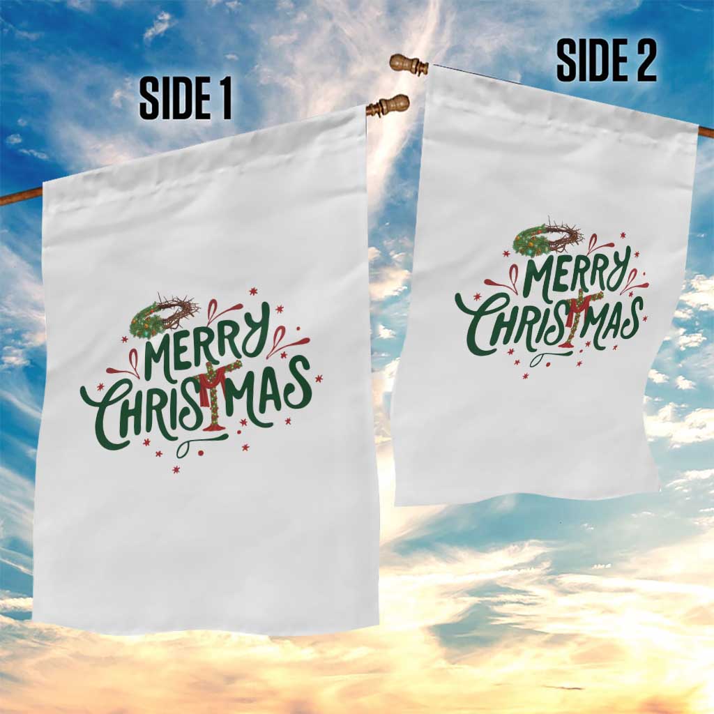 Jesus Christian Christmas Garden Flag TS14 Print Your Wear