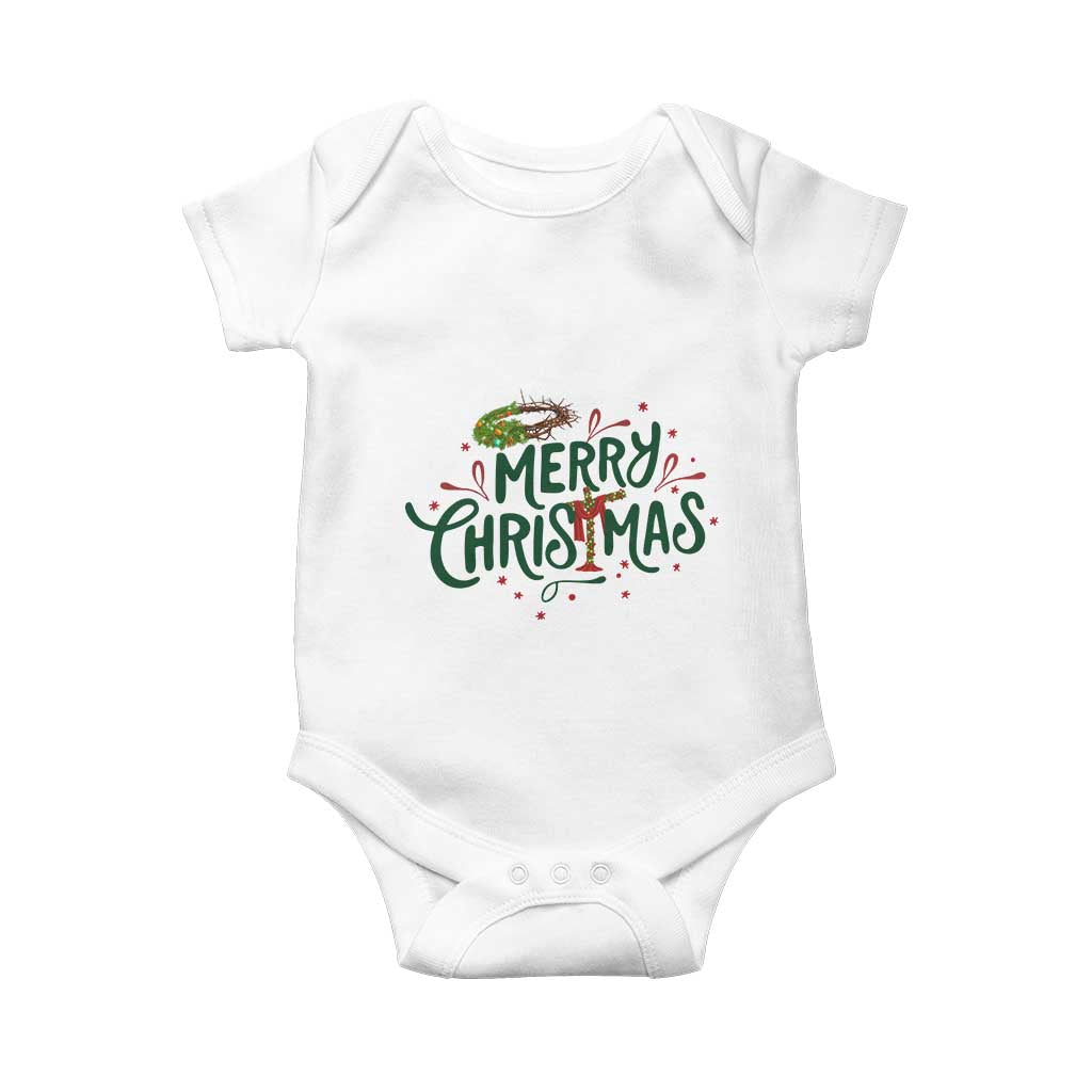 Jesus Christian Christmas Baby Onesie TS14 White Print Your Wear