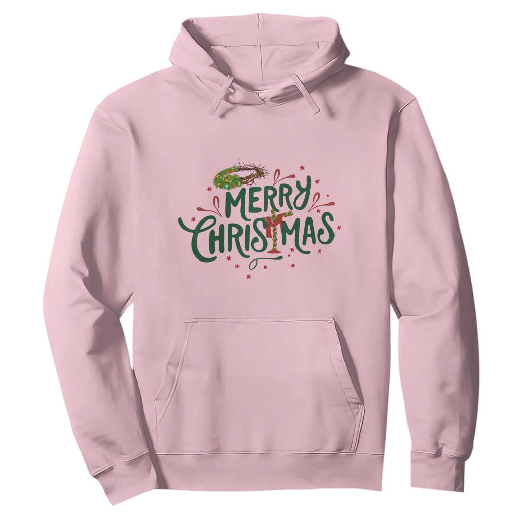 Jesus Christian Christmas Hoodie TS14 Light Pink Print Your Wear