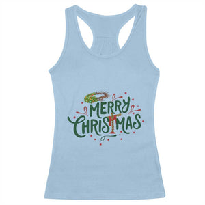 Jesus Christian Christmas Racerback Tank Top TS14 Light Blue Print Your Wear