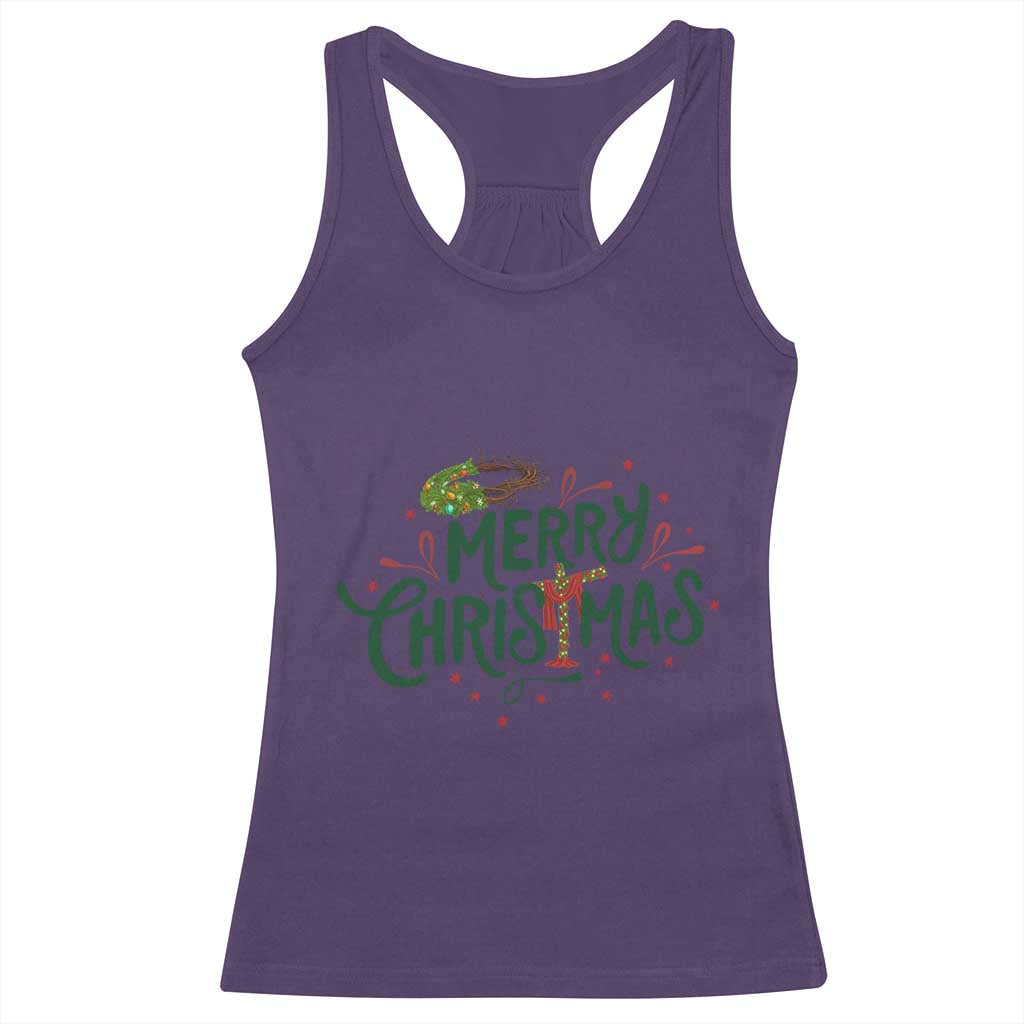 Jesus Christian Christmas Racerback Tank Top TS14 Purple Print Your Wear
