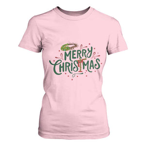Jesus Christian Christmas T Shirt For Women TS14 Light Pink Print Your Wear