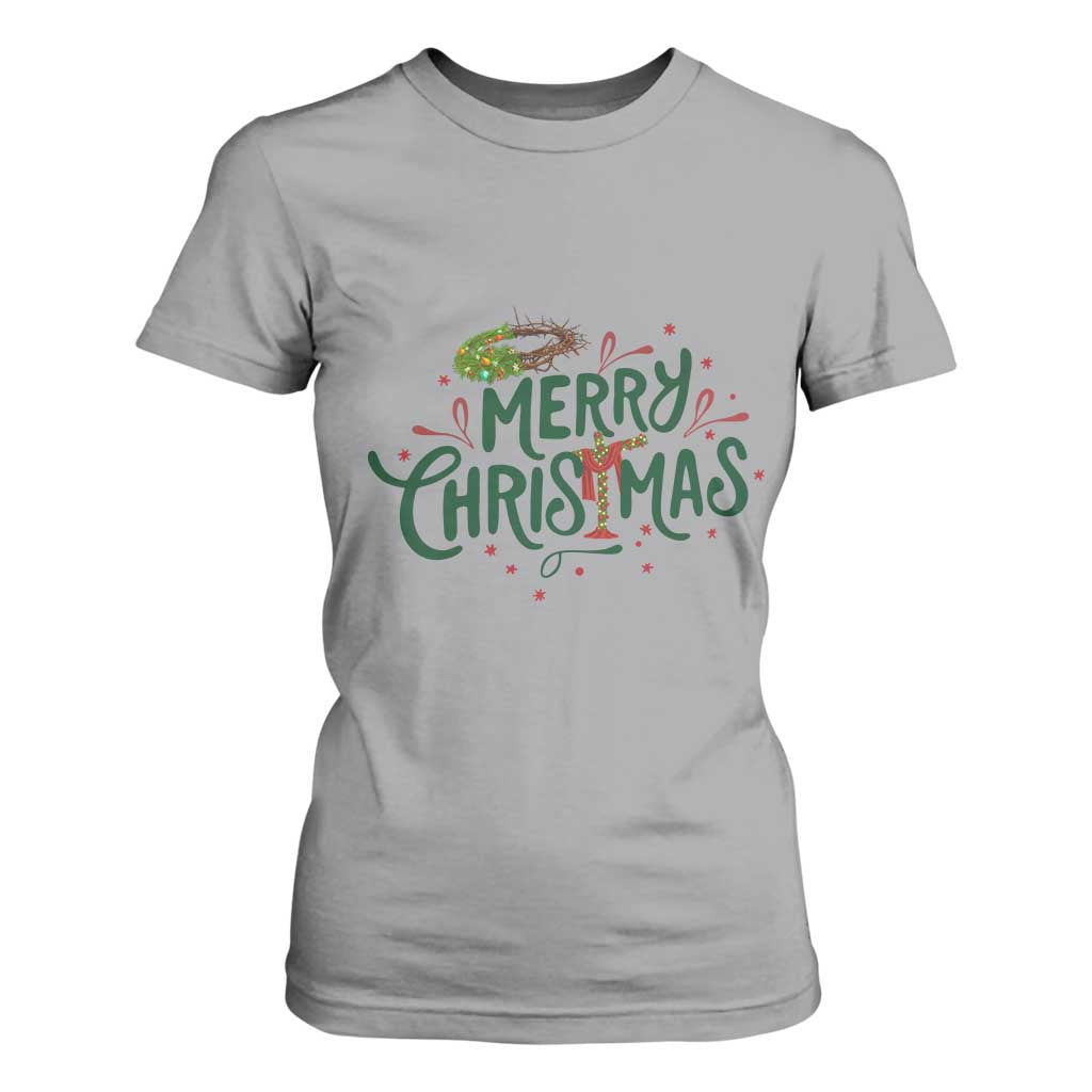 Jesus Christian Christmas T Shirt For Women TS14 Sport Gray Print Your Wear