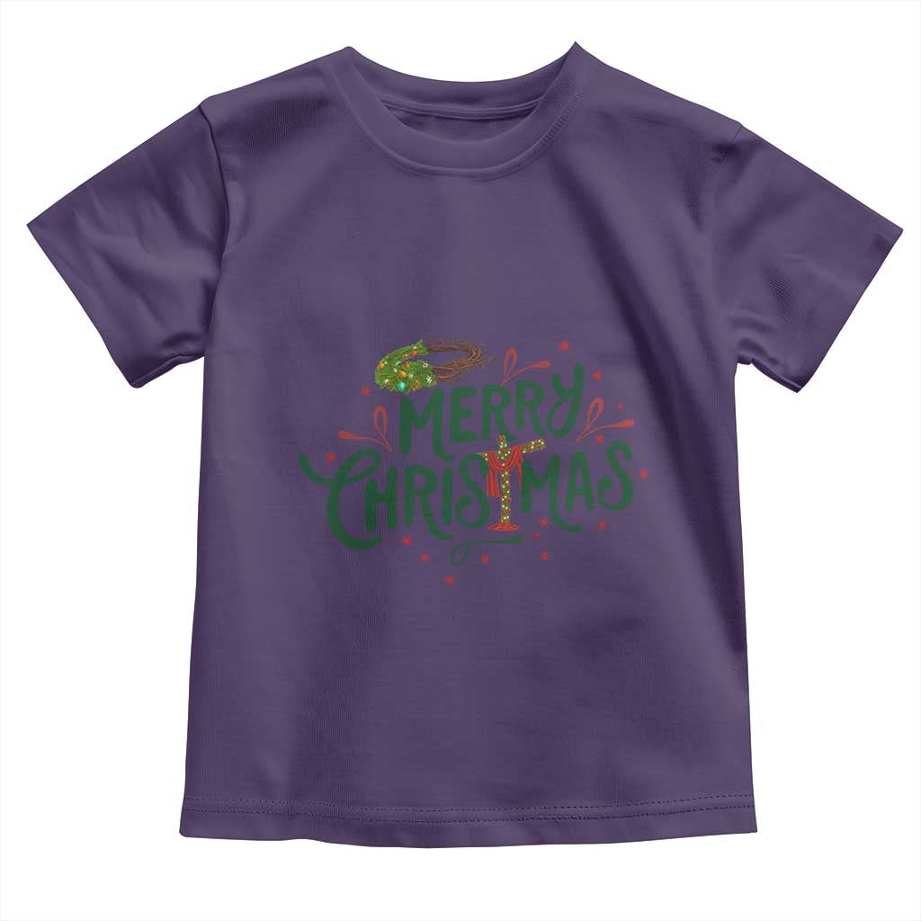 Jesus Christian Christmas Toddler T Shirt TS14 Purple Print Your Wear