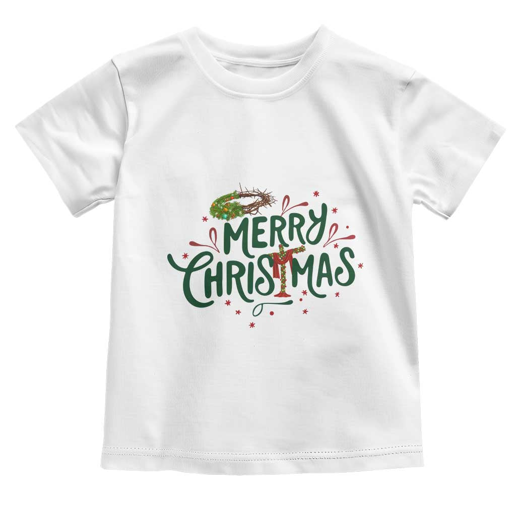 Jesus Christian Christmas Toddler T Shirt TS14 White Print Your Wear