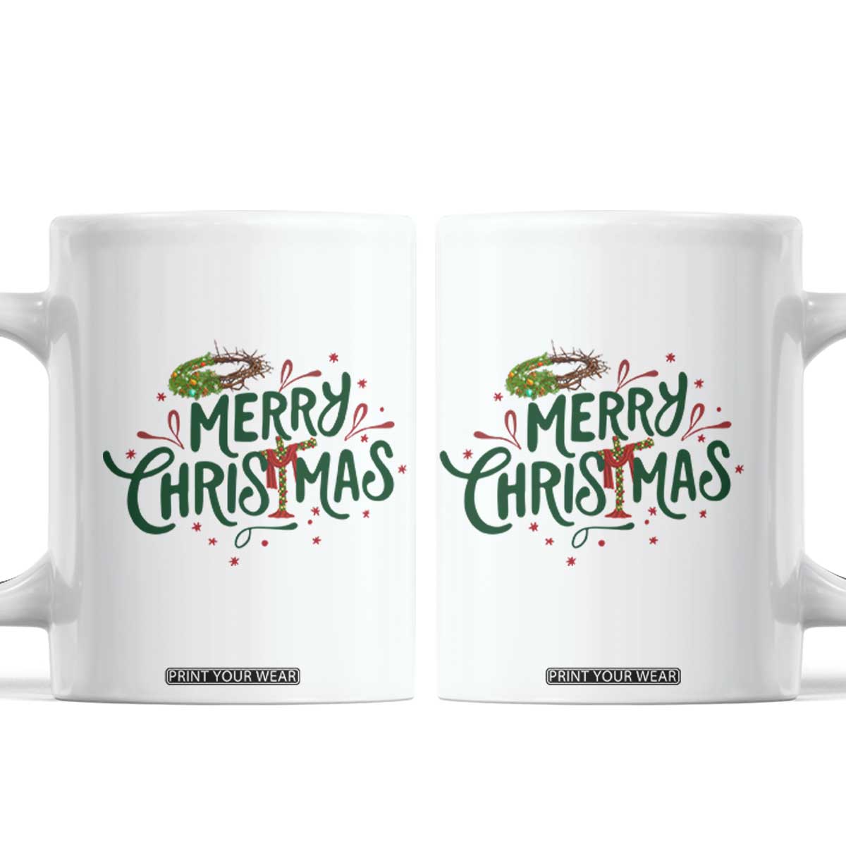 Jesus Christian Christmas Coffee Mug TS14 White Print Your Wear