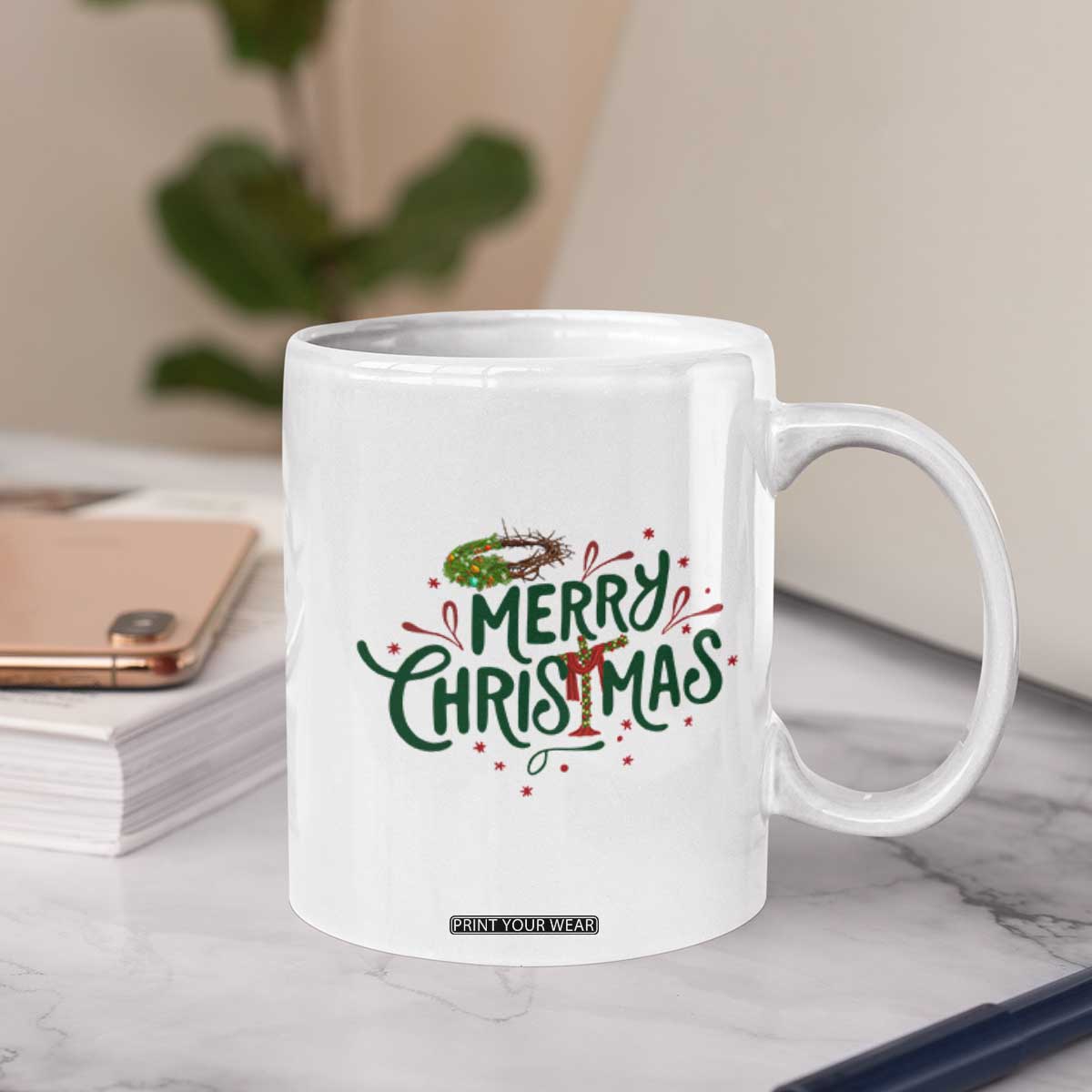 Jesus Christian Christmas Coffee Mug TS14 Print Your Wear