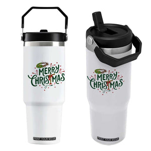 Jesus Christian Christmas Flip Straw Tumbler TS14 One Size: 30 oz White Print Your Wear