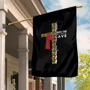 Jesus Christian Christmas Garden Flag God So Loved The World That He Gave His Only Son TS14 Print Your Wear