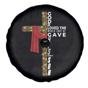 Jesus Christian Christmas Spare Tire Cover God So Loved The World That He Gave His Only Son TS14 Print Your Wear