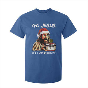 Funny Jesus Christmas T Shirt For Kid Go Jesus It Is Your Birthday TS14 Royal Blue Print Your Wear