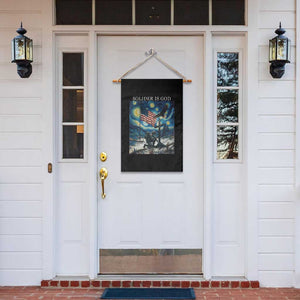 Solider Army Christian Garden Flag Cross Starry Night Faith Patriotic Jesus TS14 Print Your Wear