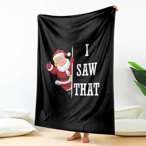 Funny Trump Christmas Throw Blanket I Saw That Meme TS14 Print Your Wear