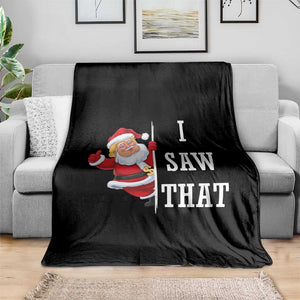 Funny Trump Christmas Throw Blanket I Saw That Meme TS14 Print Your Wear