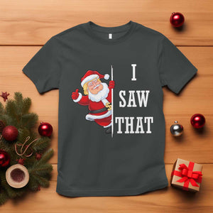 Funny Trump Christmas T Shirt I Saw That Meme TS14 Dark Heather Print Your Wear